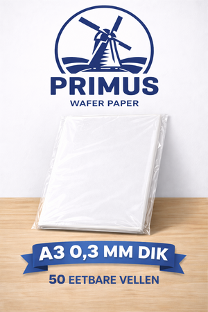 Eetpapier A3 0,3 mm dik - 50 Vel per pak