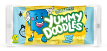 Snoeppapier! Yummy Doodles (showdoos met 24 pakjes)